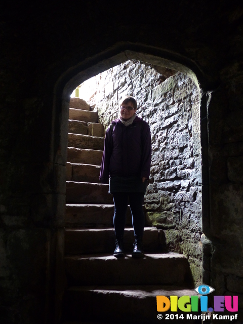 FZ008987 Jenni in Raglan Castle